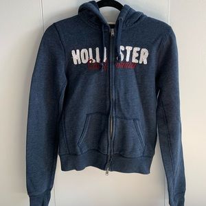 Hollister zipper hoodie